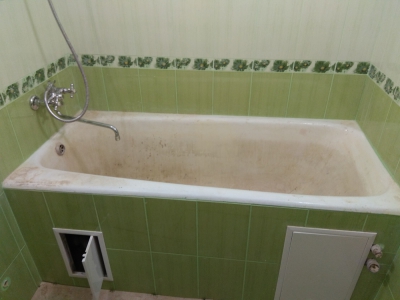 Восстановление покрытия чугунной ванны Одесса.
